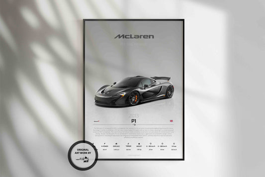 McLaren P1 (2013) - STUDIO MONTAGE 3/4 SIDE