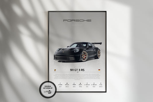Porsche 911 GT3 RS (2023) - STUDIO MONTAGE 3/4 SIDE