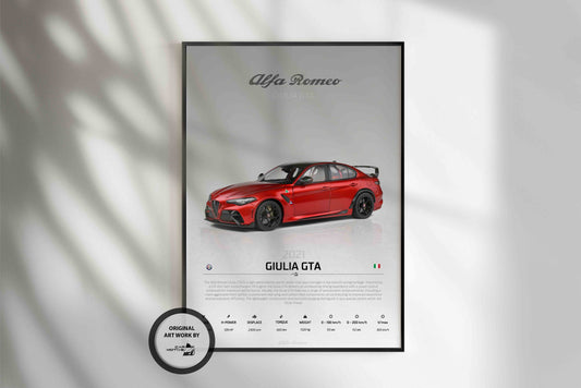 Alfa Romeo Giulia GTA (2021) - STUDIO MONTAGE 3/4 SIDE