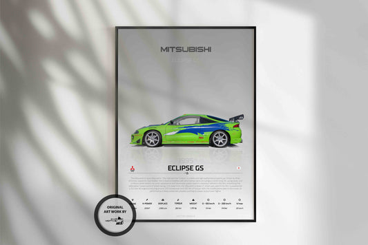 Mitsubishi Eclipse GS (1995) - STUDIO MONTAGE SIDE