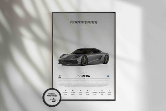 Koenigsegg Gemera (2024) - STUDIO MONTAGE 3/4 SIDE