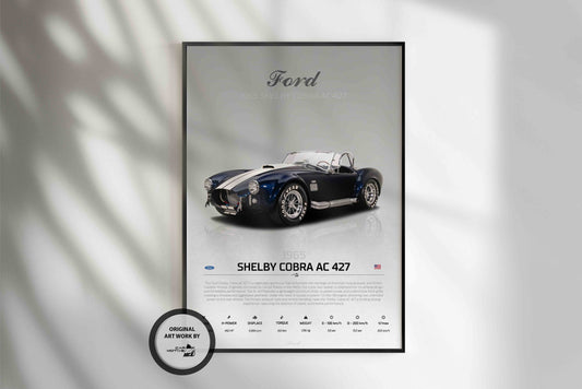 Ford Shelby Cobra AC 427 (1965) - STUDIO MONTAGE 3/4 SIDE