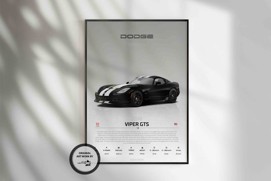 Dodge Viper (2016) - STUDIO MONTAGE 3/4 SIDE