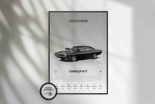 Dodge Charger R/T (1970) - STUDIO MONTAGE 3/4 SIDE