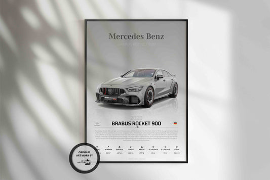 Mercedes Benz Brabus Rocket 900 (2020) - STUDIO MONTAGE 3/4 SIDE