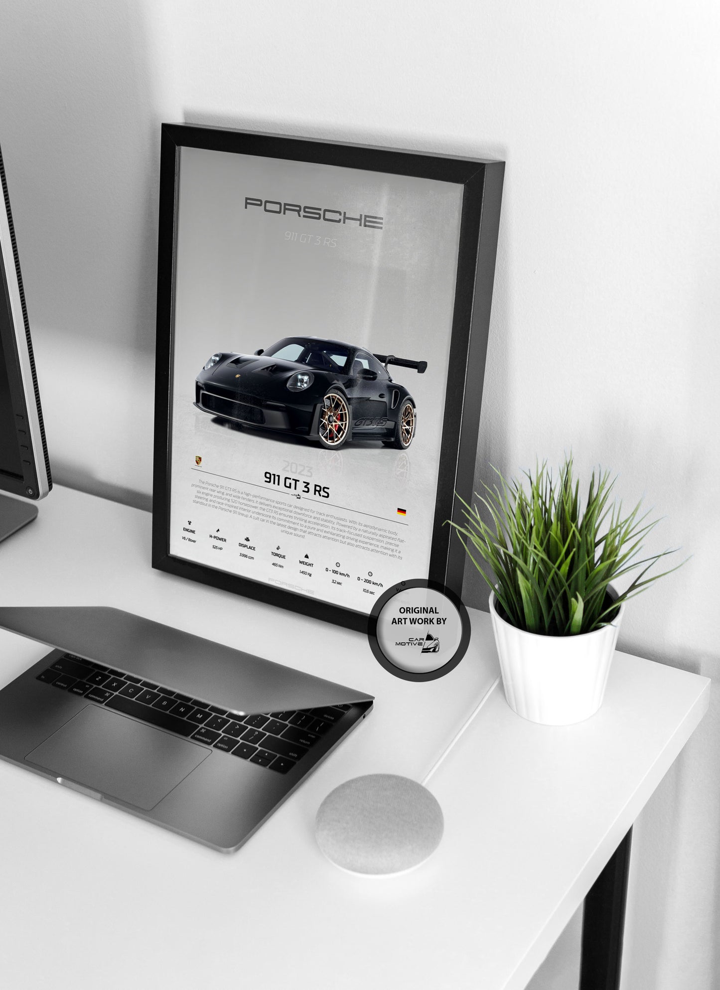 Porsche 911 GT3 RS (2023) - STUDIO MONTAGE 3/4 SIDE