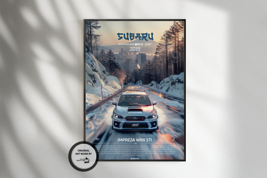 Subaru Impreza WRX STI Poster (2019) - Art Work