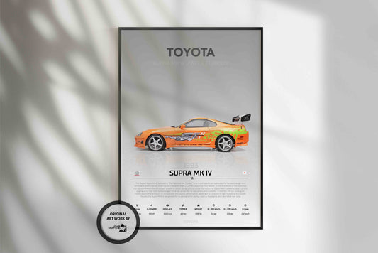Toyota Supra MK 4 (1993) - STUDIO MONTAGE SIDE