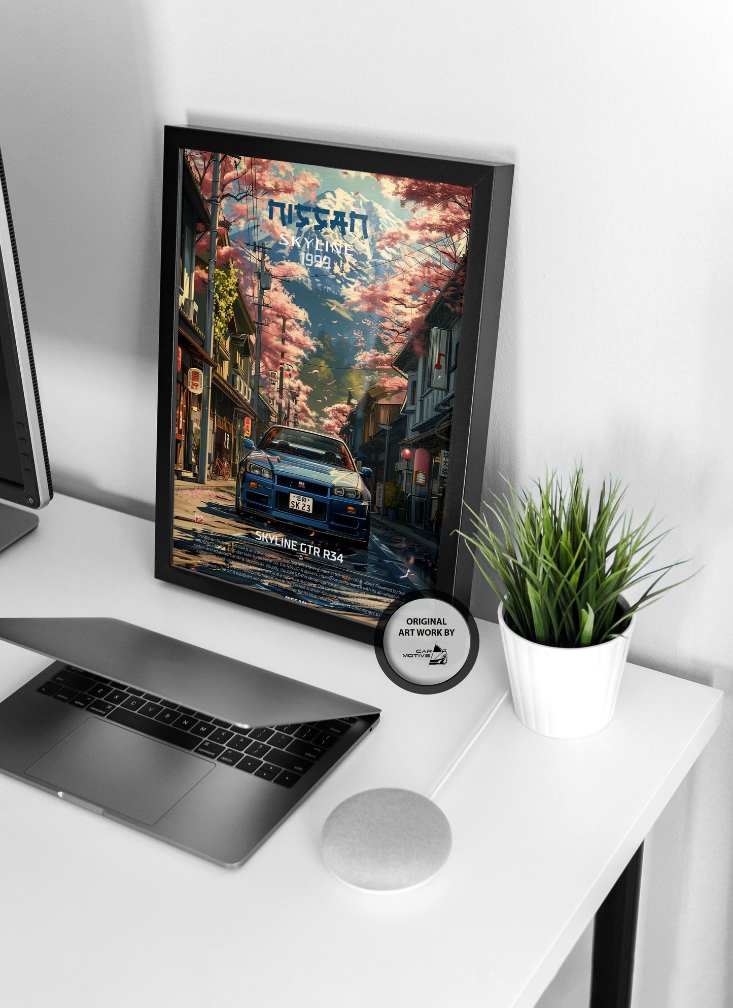 Nissan Skyline GTR-R34 Poster (1999) - Art Work