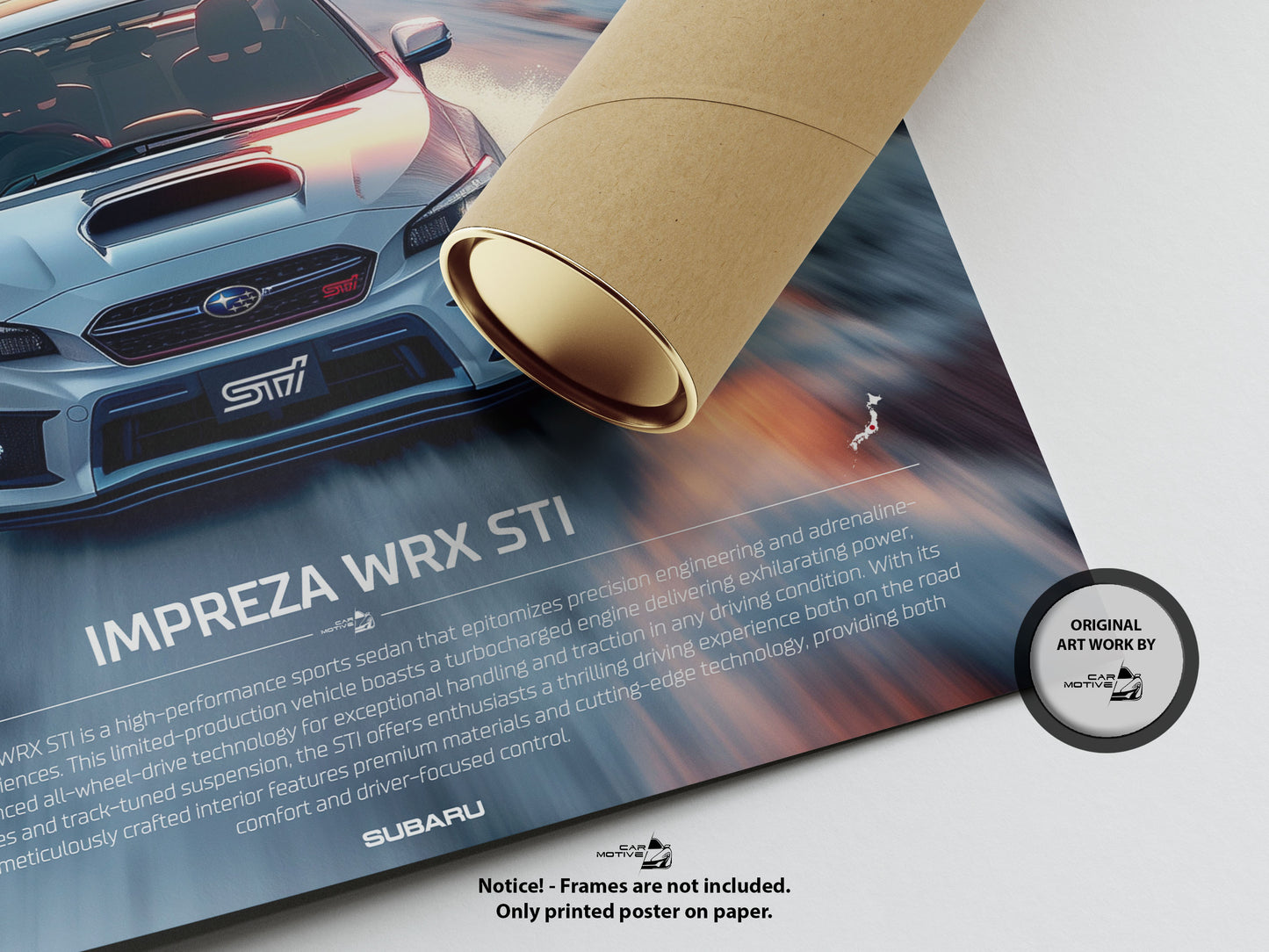 Subaru Impreza WRX STI Poster (2019) - Art Work