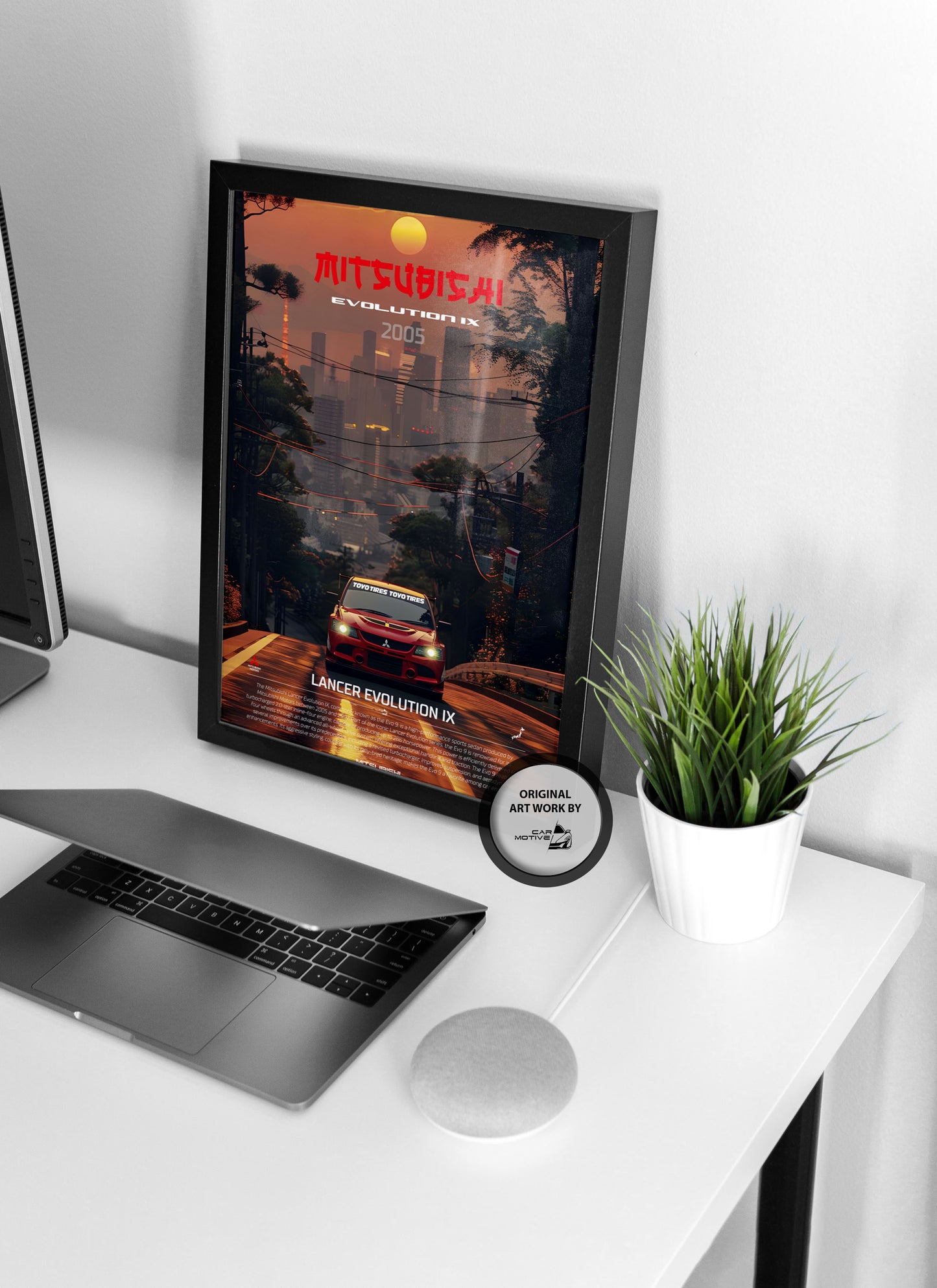 Mitsubishi Lancer EVO IX Poster (2005) - Art Work