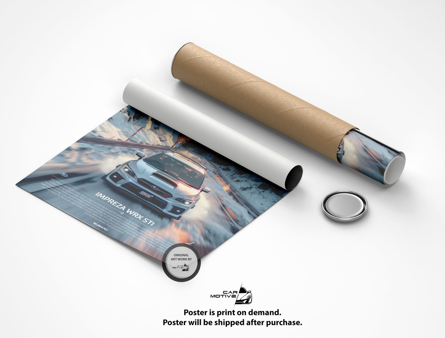 Subaru Impreza WRX STI Poster (2019) - Art Work