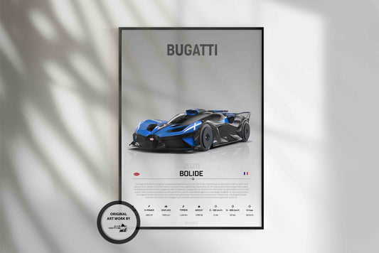 Bugatti Bolide (2020) - STUDIO MONTAGE 3/4 SIDE