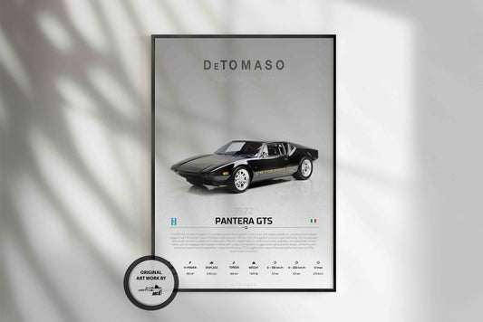 DeTomaso Pantera GTS (1972) - STUDIO MONTAGE 3/4 SIDE