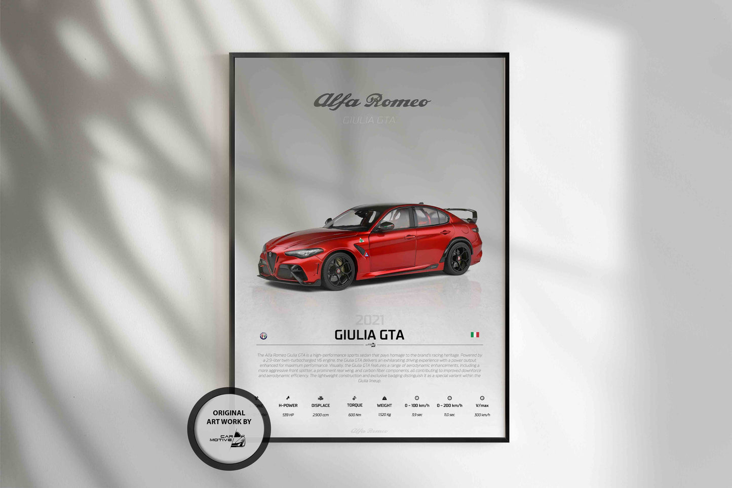 Alfa Romeo Giulia GTA (2021) - STUDIO MONTAGE 3/4 SIDE