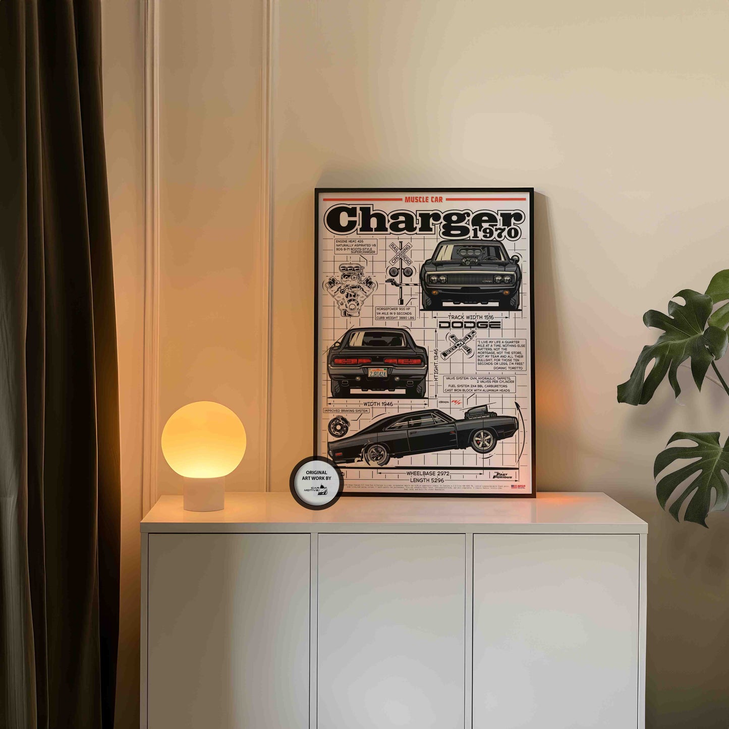 Dodge Charger R/T (1970) - VECTOR ART