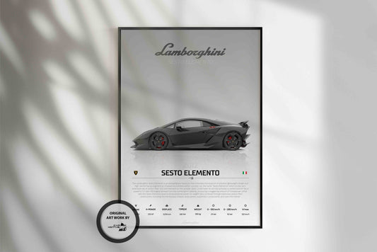 Lamborghini Sesto Elemento (2012) - STUDIO MONTAGE SIDE