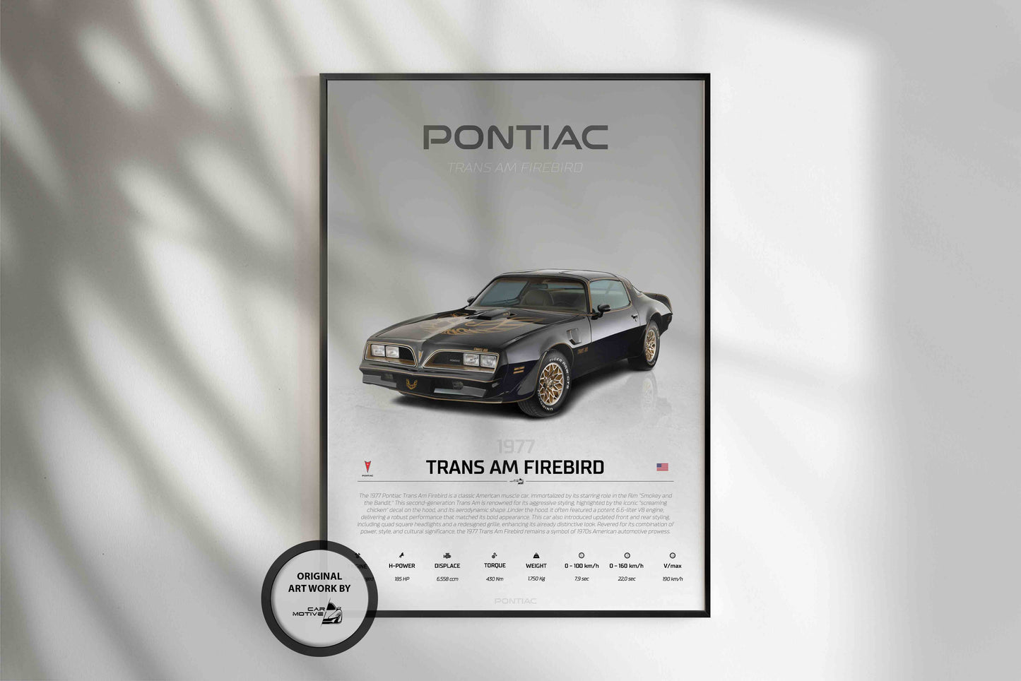 Pontiac Trans Am Firebird (1977) - STUDIO MONTAGE 3/4 SIDE