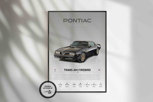 Pontiac Trans Am Firebird (1977) - STUDIO MONTAGE 3/4 SIDE