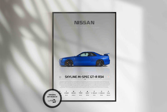 Nissan Skyline M-Spec GT-R R34 (2002) - STUDIO MONTAGE SIDE