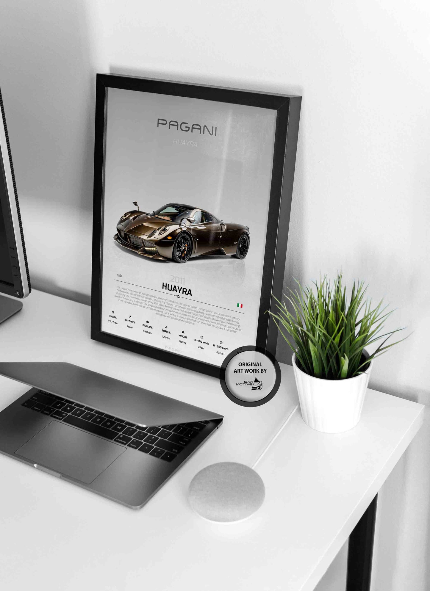 Pagani Huayra (2011) - STUDIO MONTAGE 3/4 SIDE