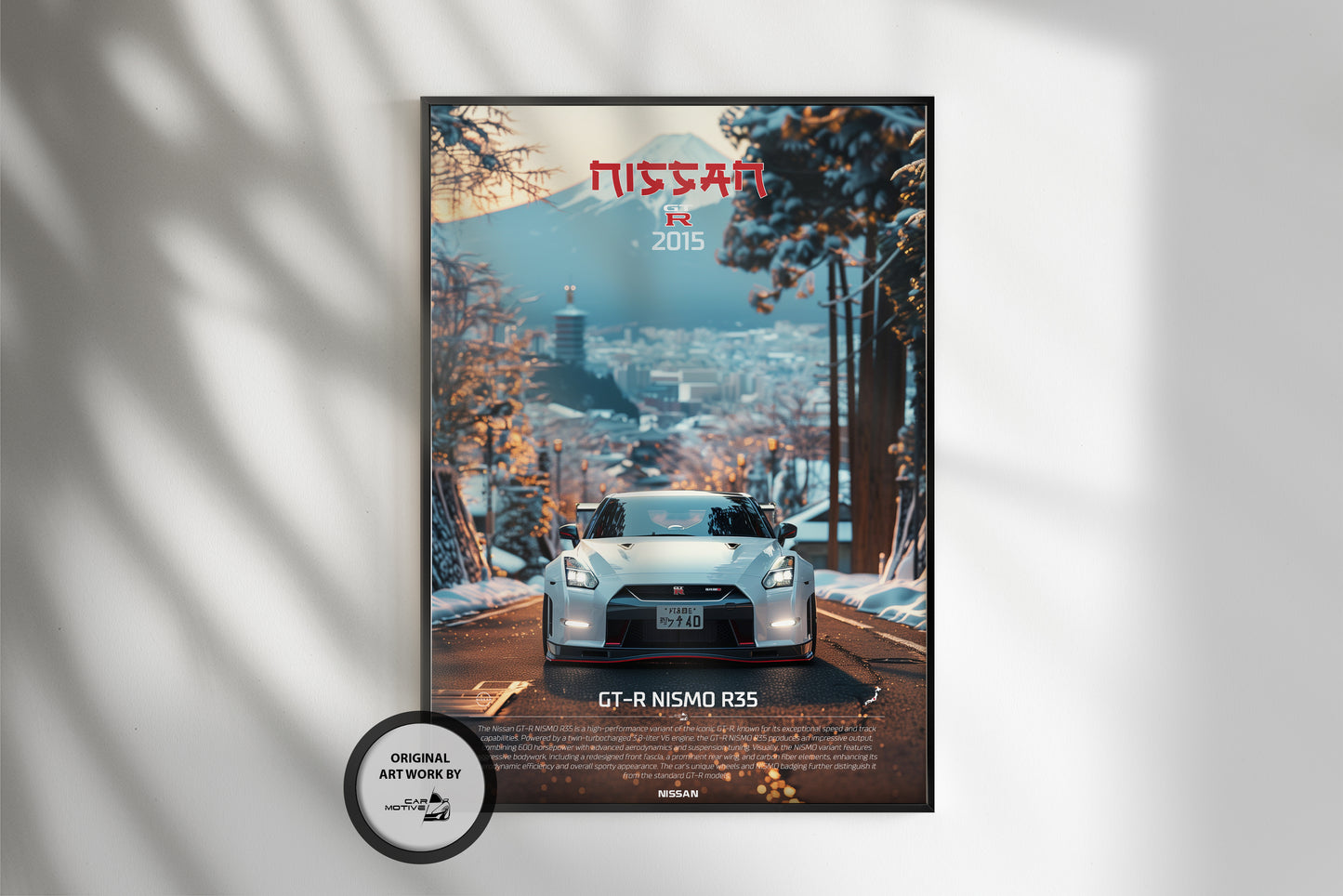 Nissan Skyline GTR-R35 Nismo Poster (2015) - Art Work