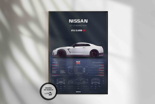 Nissan GT-R Nismo R35 (2019) - 3D RENDER STUDIO SIDE