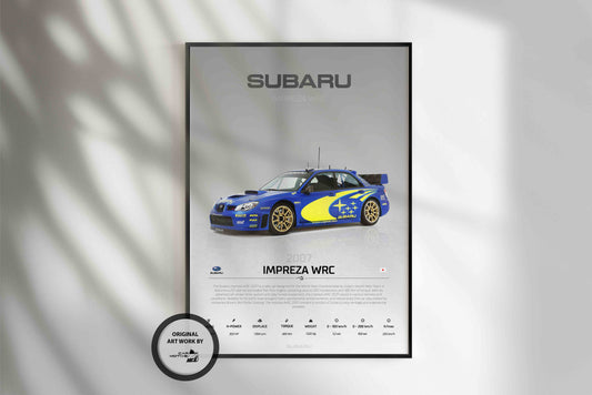 Subaru Impreza WRC (2007) - STUDIO MONTAGE 3/4 SIDE