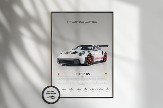 Porsche 911 GT3 RS (2023) - STUDIO MONTAGE 3/4 SIDE