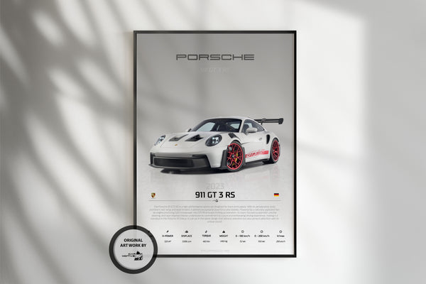Porsche 911 GT3 RS (2023) - STUDIO MONTAGE 3/4 SIDE