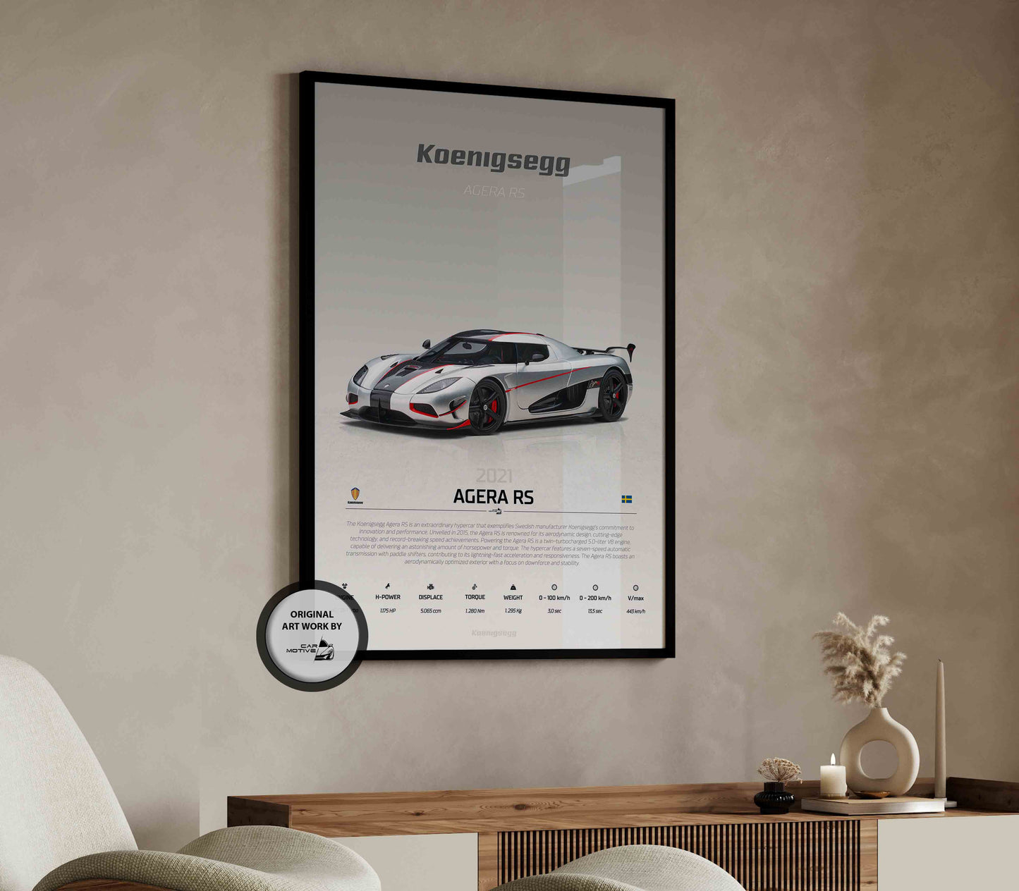 Koenigsegg Agera RS (2021) - STUDIO MONTAGE 3/4 SIDE