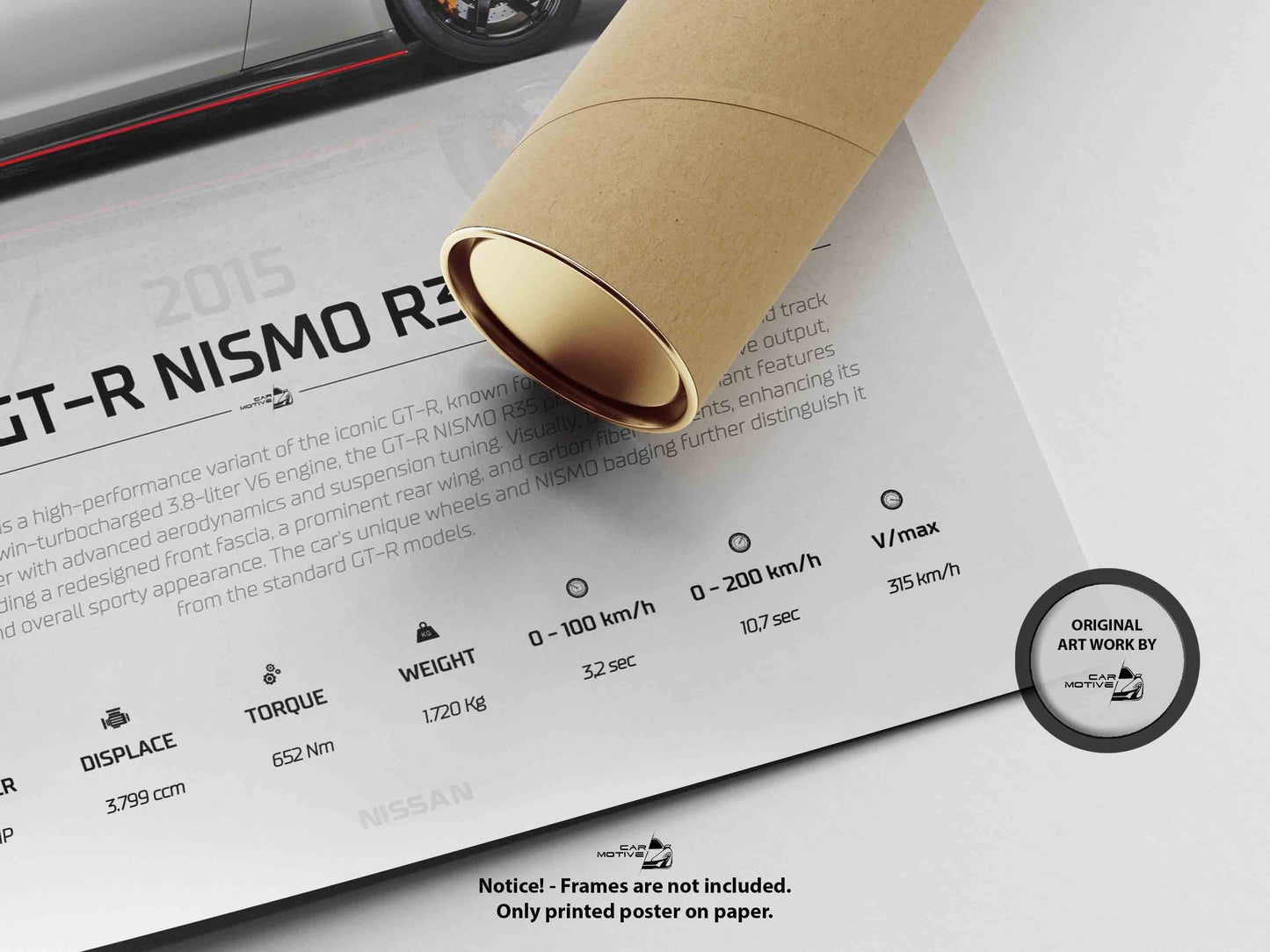 Nissan GT-R Nismo R35 (2015) - STUDIO MONTAGE SIDE