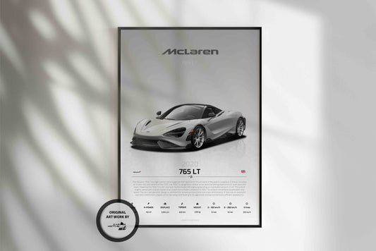 McLaren 765 LT (2020) - STUDIO MONTAGE 3/4 SIDE
