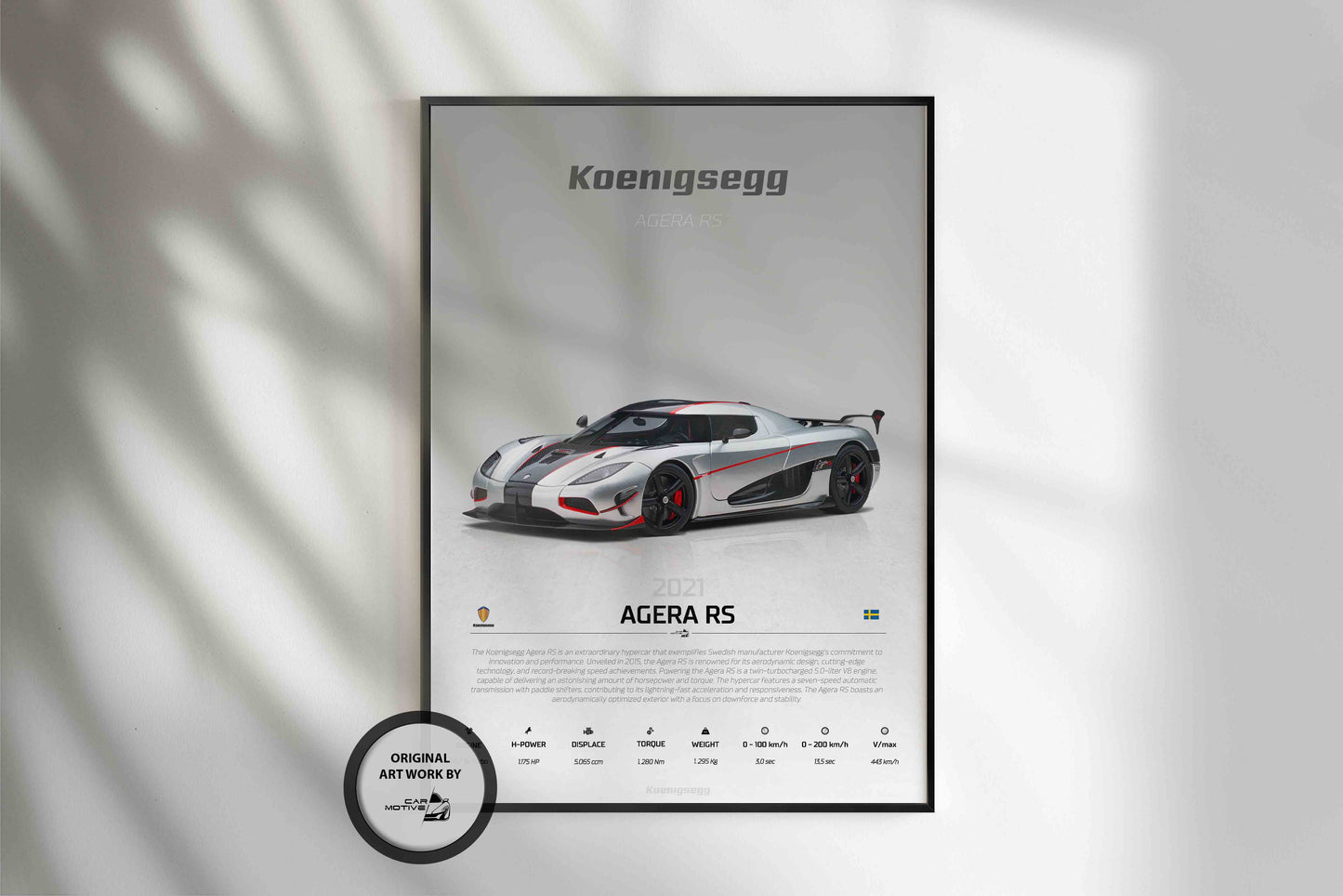 Koenigsegg Agera RS (2021) - STUDIO MONTAGE 3/4 SIDE