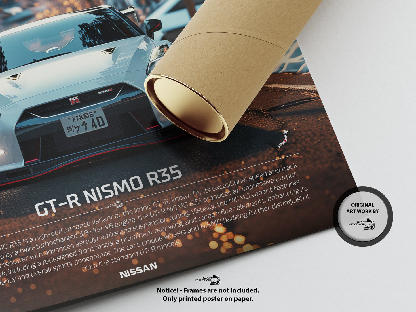Nissan Skyline GTR-R35 Nismo Poster (2015) - Art Work