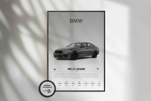 BMW M5 CS Sedan (2020) - STUDIO MONTAGE 3/4 SIDE