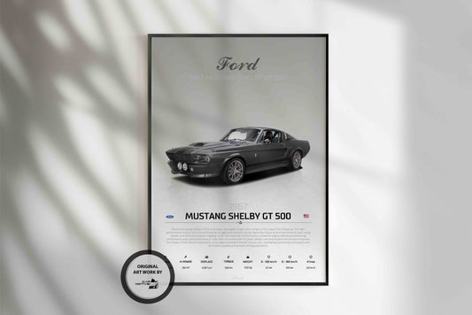 Ford Mustang Shelby GT 500 (1967) - STUDIO MONTAGE 3/4 SIDE