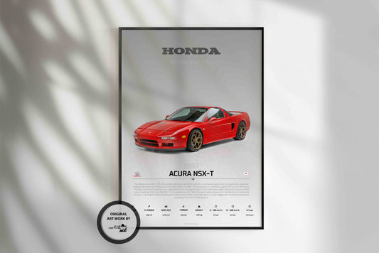 Honda Acura NSX-T (1997) - STUDIO MONTAGE 3/4 SIDE