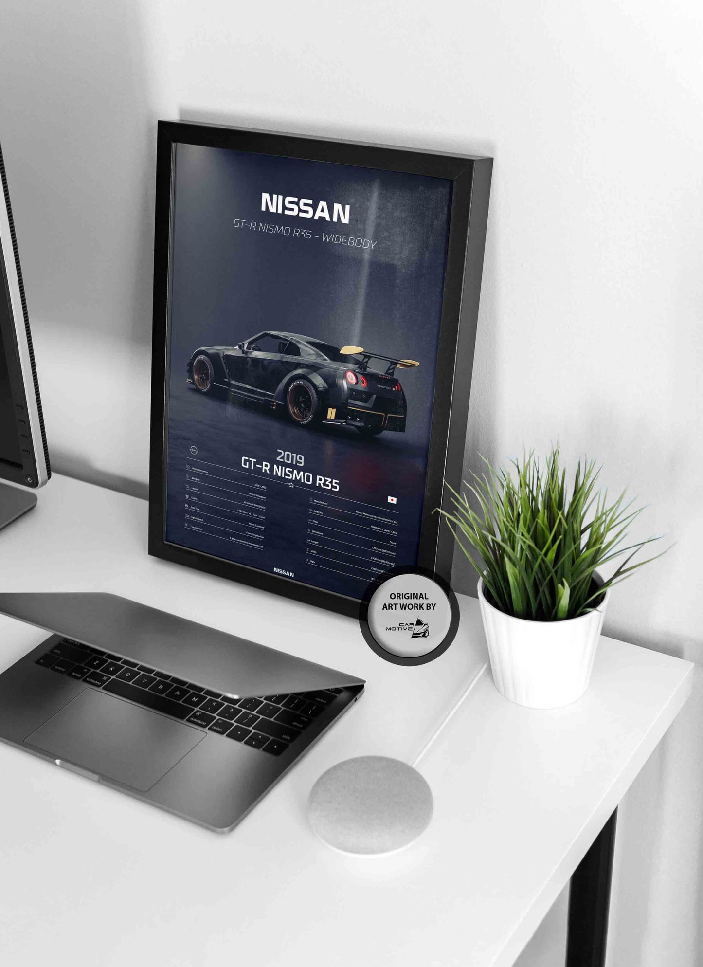 Nissan GT-R Nismo R35 Widebody (2019) - 3D RENDER STUDIO REAR