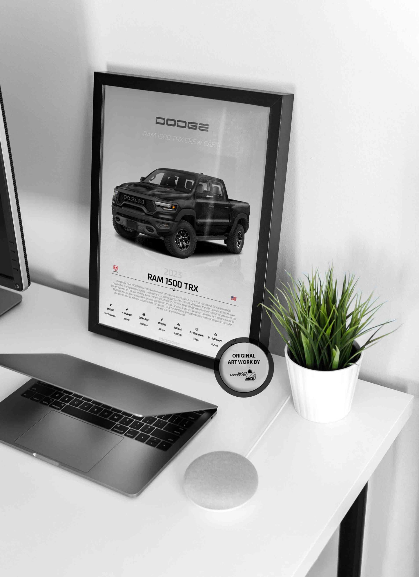 Dodge RAM 1500 TRX (2023) - STUDIO MONTAGE 3/4 SIDE