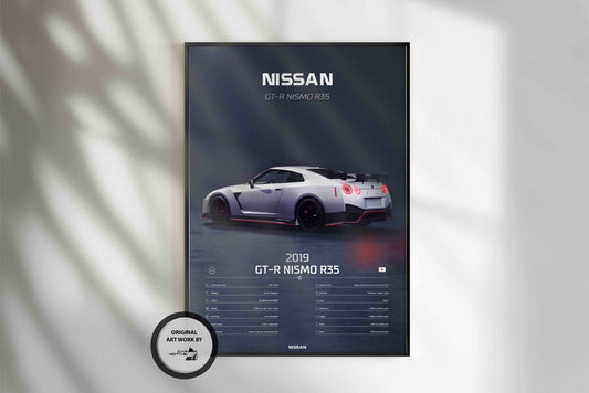 Nissan GT-R Nismo R35 (2019) - 3D RENDER STUDIO REAR
