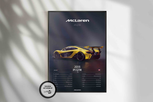 McLaren P1 GTR (2013) - 3D RENDER STUDIO REAR