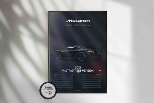 McLaren P1 GTR Street Version (2013) - 3D RENDER STUDIO REAR
