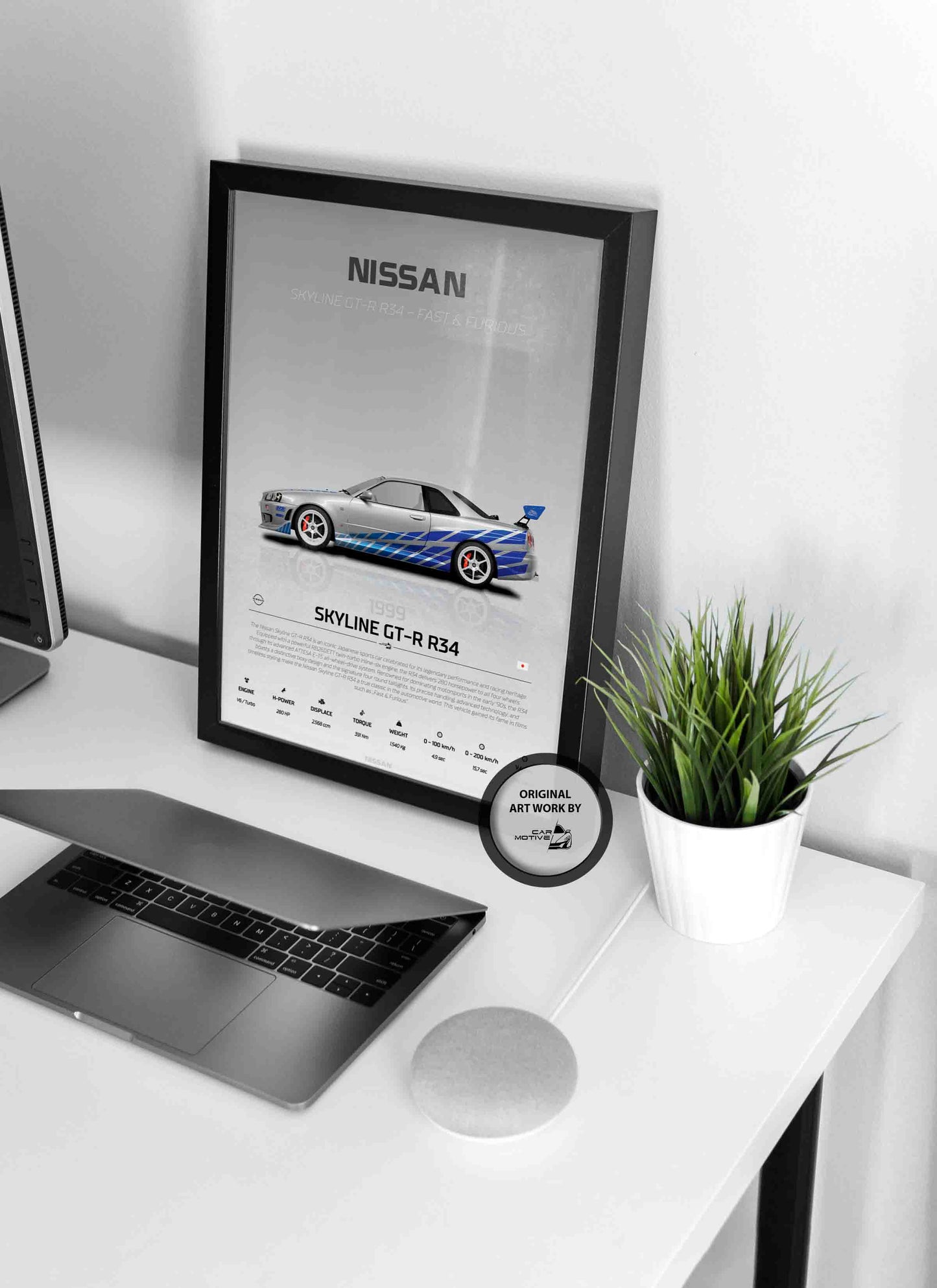 Nissan Skyline GT-R R34 (1999) - STUDIO MONTAGE SIDE