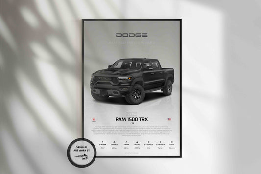 Dodge RAM 1500 TRX (2023) - STUDIO MONTAGE 3/4 SIDE
