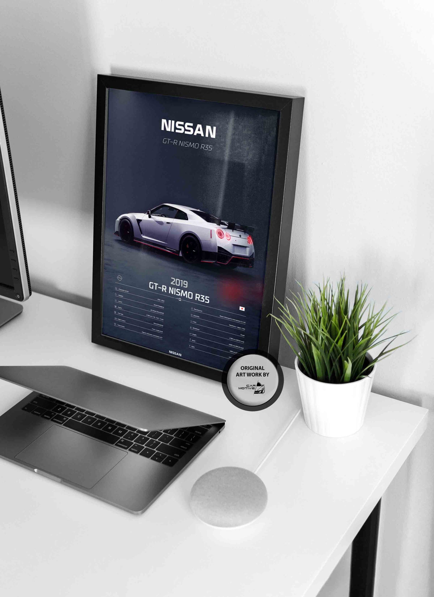 Nissan GT-R Nismo R35 (2019) - 3D RENDER STUDIO REAR