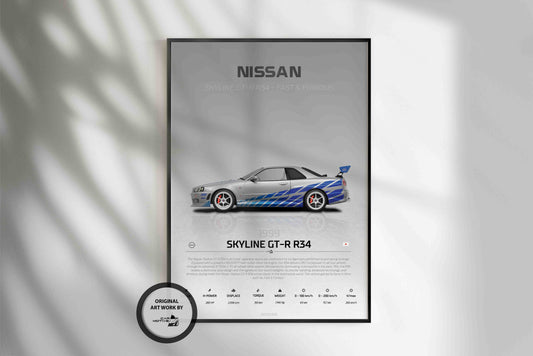 Nissan Skyline GT-R R34 (1999) - STUDIO MONTAGE SIDE