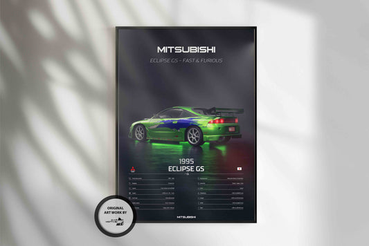 Mitsubishi Eclipse GS (1995) - 3D RENDER STUDIO REAR