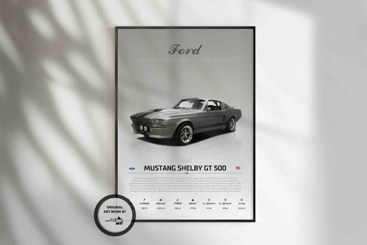 Ford Mustang Shelby GT 500 (1967) - STUDIO MONTAGE 3/4 SIDE
