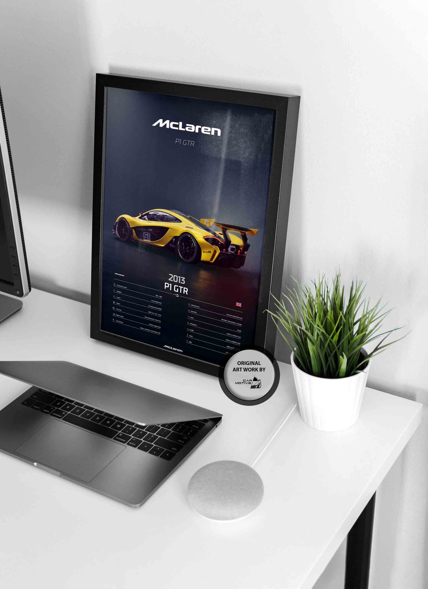 McLaren P1 GTR (2013) - 3D RENDER STUDIO REAR